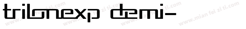 TrilonExp Demi字体转换